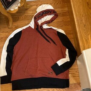 Under Armour Red and Black Sweatshirt